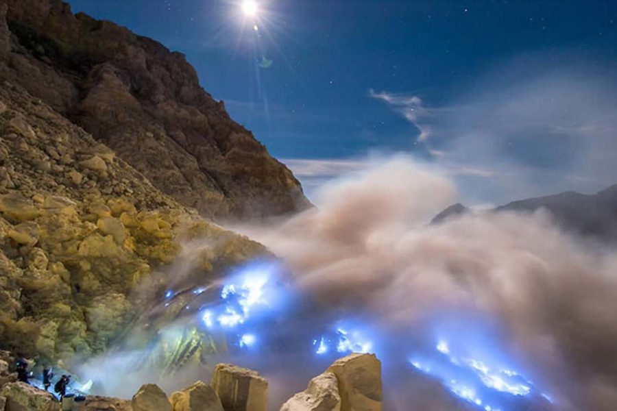 Ijen Blue Fire Trekking start from Bali