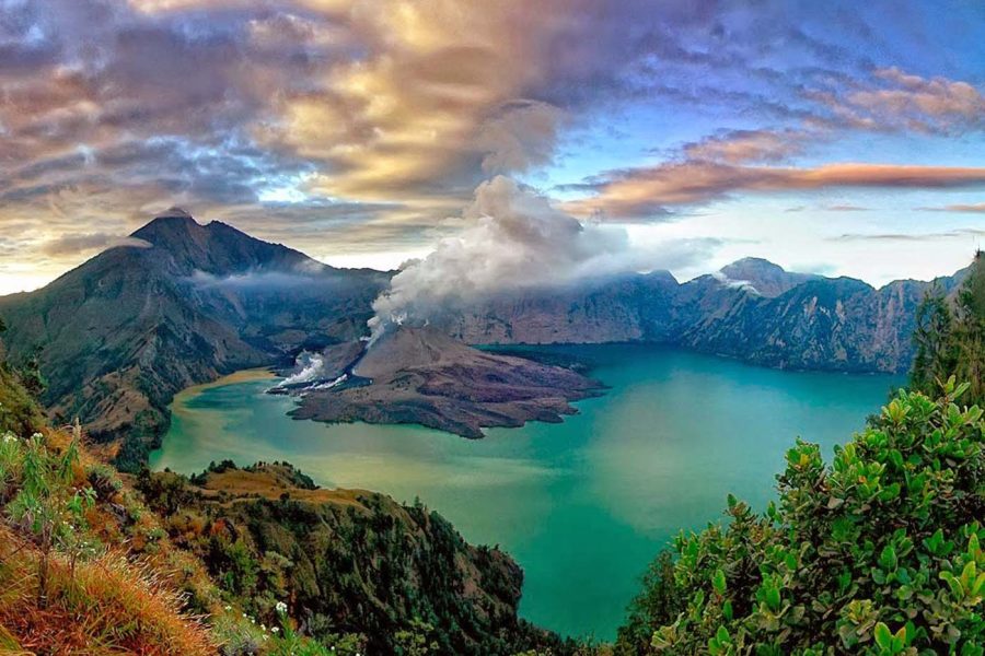 Rinjani Summit and Segara Anak Lake